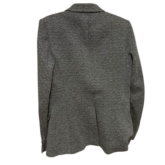 Theory Dancey K Kenmore Gray Knit Longline Blazer - Picture 8 of 11